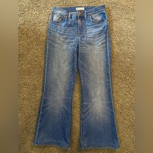 Madewell FleaMarket Flare High Rise Wide leg jeans